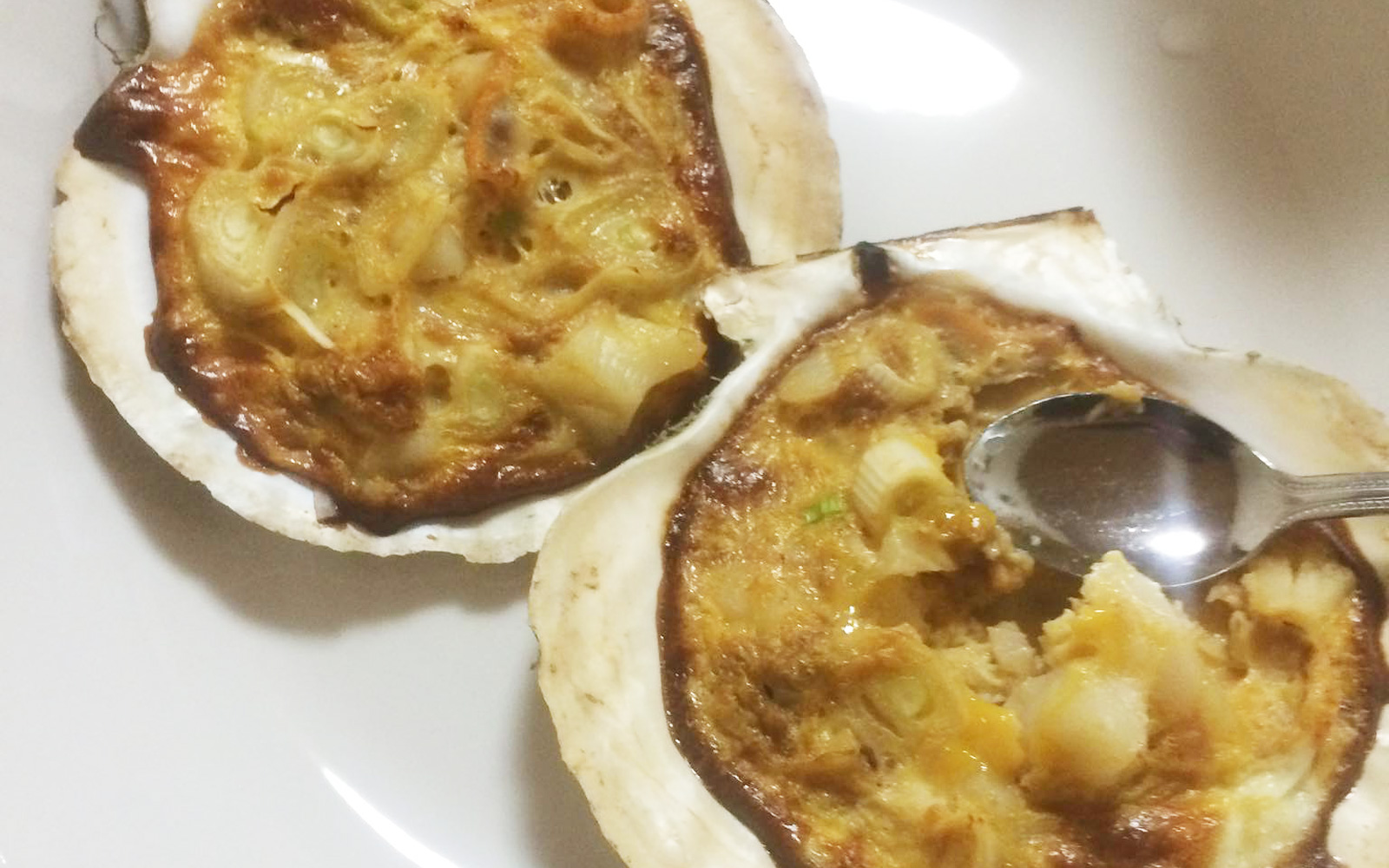 真似して自分で作ってみた貝焼き味噌